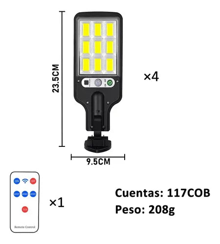 4pack De Luz Lampara Solar Al Aire Libre Super Brillante