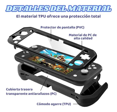 3en1 Armour Mica Funda Case Para Nintendo Switch Lite