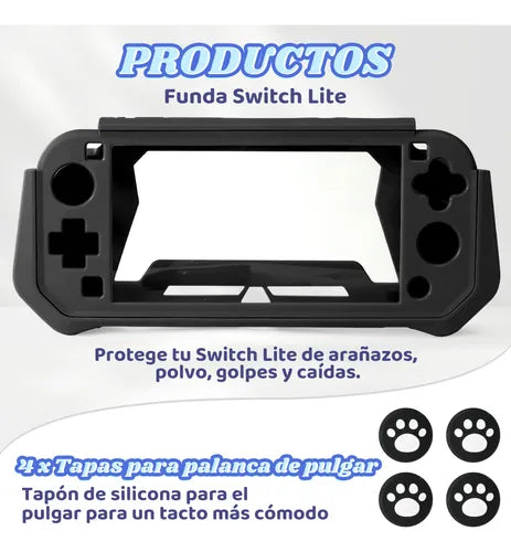 3en1 Armour Mica Funda Case Para Nintendo Switch Lite